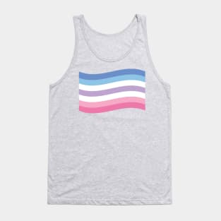 Bigender pride flag Tank Top